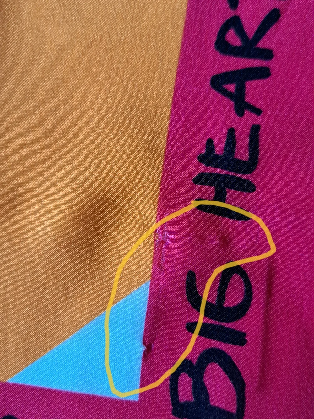 Vintage Moschino Cheap and Chic Scarf